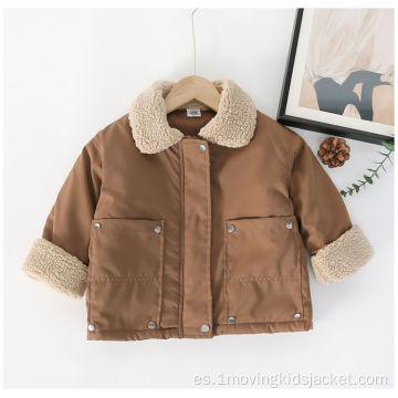 Chaqueta acolchada gruesa para niños nuevos